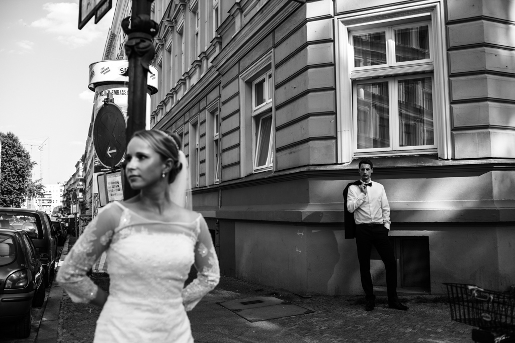 Berlin streets wedding photography